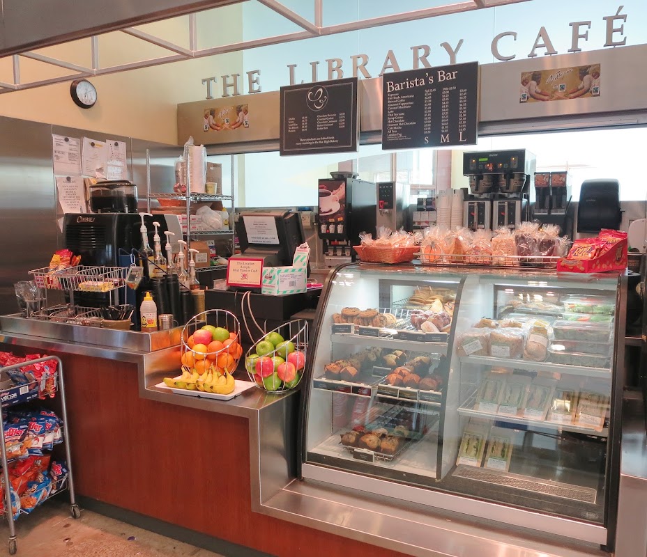 The Library Cafe interior